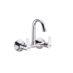 CASLLA Sink Mixer with Swinging Spout Clarx Series Brass Chrome Finish Silver, CLX-CHR-722323-picture-20
