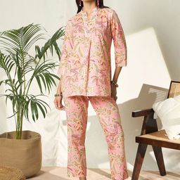 BANDIA Women Printed Tunic with Trousers-picture-30