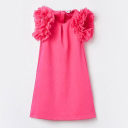 Fame Forever by Lifestyle Girls Flutter Sleeves A-Line Midi Dress-image-71