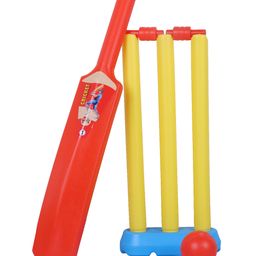 Mingkids Cricket Kit for Kids for Activity Bat Ball Set Playing Outdoor and Indoor Baby Sports Game Toy Birthday Gift - Multicolor-10