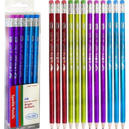 FunBlast Stylish Sparkle Pencils Kit - Multicolor-24