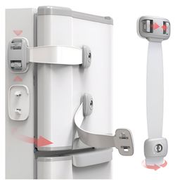 Bembika Child Safety Lock For Fridge, Drawers, Cupboard, Cabinet, Window Grey - 1 Pcs-image-32