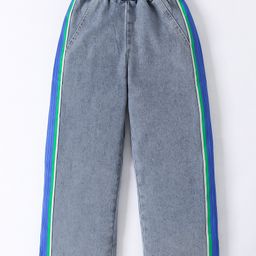 Kookie Kids Full Length Washed Jeans - Light Blue-image-74