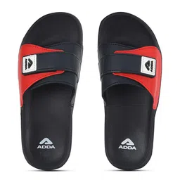 Adda Men Colourblocked Rubber Sliders-picture-17