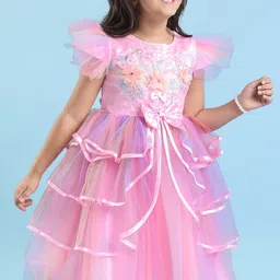 Mark and Mia Girl Striped Blouson Dress-image-61