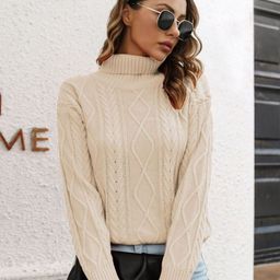 Oh Rare Women Cable Knit Pullover-image-40