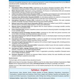 oswaal books Oswaal One For All Olympiad Class 3 Previous Years Solved Papers + Workbook English (Set of 2 Books) For 2025 Exam - English image 3
