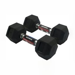 HackerX Set Of 2 Fixed Weight Dumbbell - 5Kg Each-52