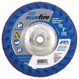 Norton 17.78 cm (7 Inch) P80 Grit Zirconia Alumina Flap Disc, 23Z529-image-48
