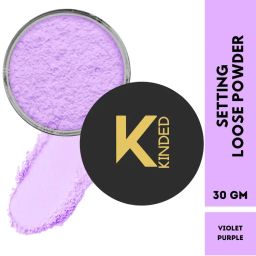 KINDED Setting Loose Powder with Puff - Violet Purple-picture-30
