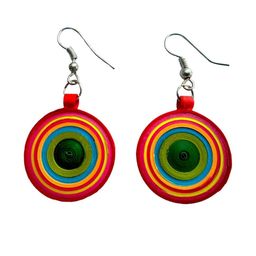 Adornity Women Maroon Earrings-image-76