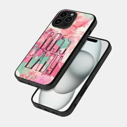 macmerise Typography Printed iPhone 16 Pro Max Bumper Case Mobile Accessories-81