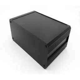 RS PRO Black Extruded Aluminium Heat Sink Case, IP40, Black Lid, 400 x 300 x 264 mm Model No 1881300-image-69