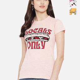 Dreambe Women Pack of 3 Tom & Jerry Graphic Printed Round Neck Cotton T-shirts-picture-21