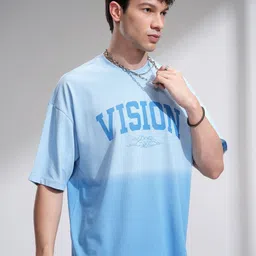 HIGHLANDER Men Typography Printed Round Neck Cotton Oversized T-shirt-image-41
