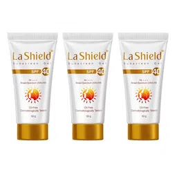 La Shield Set of 3 Anti-Acne Oil Free SPF 40+ & PA+++ Sunscreen Gel - 50g each-7