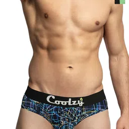 Coolzy Pack Of 2 Printed Mid-Rise Basic Briefs-35