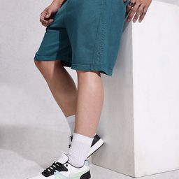 WROGN Men Pure Cotton Loose Fit Shorts-image-48
