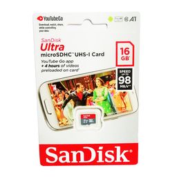SanDisk Micro SD/SDHC 16GB Class 10 Memory Card (Up to 98MB/s Speed) image 2