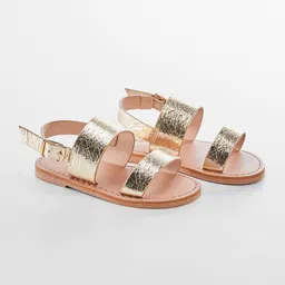 Mango Kids Girls Open Toe Flats-image-2