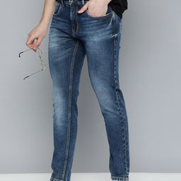 Mast & Harbour Men Slim Fit Light Fade Stretchable Jeans-image-87