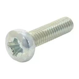 TR FASTENINGS PAN HEAD POZIDRIV SCREW, STEEL, M2.5, M2.510PRSTMCZ100- (Pack of 100 Pcs)-32