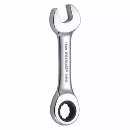 Westward Ratcheting Wrench Alloy Steel Chrome Head Size 13 mm Overall Length 4 1/8 inch, 54PP26-18