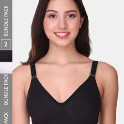 POOJA RAGENEE Pack Of 2 Non-Padded All Day Comfort Seamless Everyday Bra-picture-23