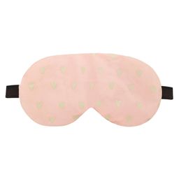 Jenna Velvet Sleeping Eye Mask - Heart Pink-image-68
