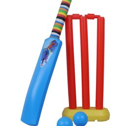 Mingkids Cricket Kit for Kids for Activity Bat & Ball Set Playing Outdoor and Indoor Baby Sports Game Toy Birthday Gift - Multicolor-9