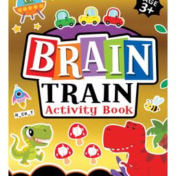 Brain Train Activity Book with Colouring Pages Mazes Puzzles & Word Searches Activities - English-18
