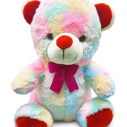 Goldenhub Teddy Bear 30 Cm Sitting Rainbow - Multicolor-picture-10