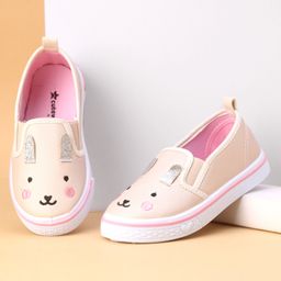Cute Walk by Babyhug Slip on Casual Shoes with Kitty Print- Beige-picture-14