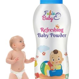 Fabie Baby Talc Free Natural Baby Powder for New Born with Corn Starch, Soothes & Moisturizes Baby Skin 200g-image-6