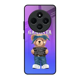 QRIOH Gangsta Bear Printed Redmi 14C 5G Impact Resistant Back Case-image-82