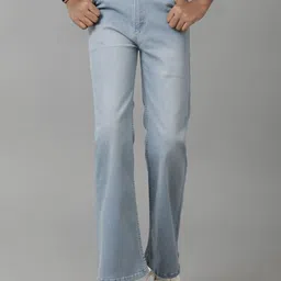 UNDER FOURTEEN ONLY Girls Regular Fit Mid-Rise Cotton Jeans-picture-9