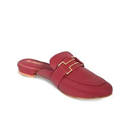 San Marino by Shoe Bank Women Mules Flats with Buckles-image-81