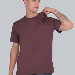 DIDA Men Dri-FIT Solid Round Neck T-shirt-image-12