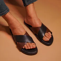 dmodot Men Pelle Espana Leather Slip-On Sandal-image-64