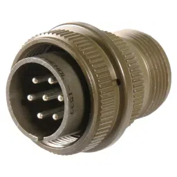 AMPHENOL INDUSTRIAL CIRCULAR CONNECTOR PLUG SIZE 16S, 7 POSITION, CABLE, MS3106A16S-1P-39