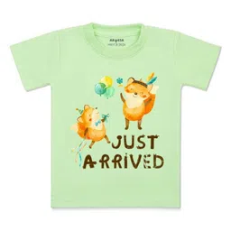 Arvesa Kids Typography Printed Applique T-shirt-image-56