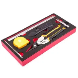 RS PRO 6 Piece Measuring and Cutting Tool Kit with Foam Inlay Model No 8335944 image 3