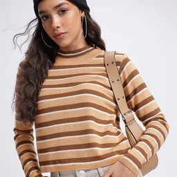 glitchez Minimalist Max Striped Pullover-image-21
