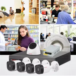 CP Plus 2.4MP 1 Dome, 4 Bullet, 8 Channel DVR Kit without Hard Disk, CP-UCK-TD41N-B1 image 2