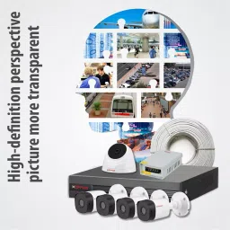 CP Plus 2.4MP 1 Dome, 4 Bullet, 8 Channel DVR Kit without Hard Disk, CP-UCK-TD41N-B1 image 4