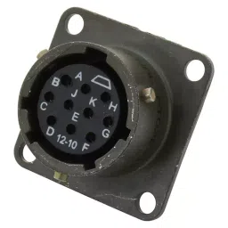 AMPHENOL INDUSTRIAL CIRCULAR CONNECTOR, RECEPTACLE, SIZE 12, 10 POSITION, BOX, PT02E12-10S.-picture-19