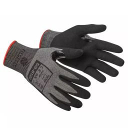 Tilsatec 58-6120 Black Yarn Cut Resistant Work Gloves Size 10 Bi-Polymer Coating, 58-6120-10-image-22