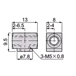 PISCO Minimal Fitting Union Tee Barb Type M5X0.8, LE-FM5C (Bag Of 10 Pcs)-picture-22