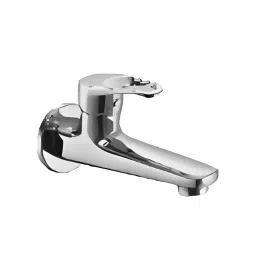 PLUMBER ROVER Long Nose Single Lever Bib Cock (Lifting Type Cold Water Cartridge) with Flange, RR-2104-21
