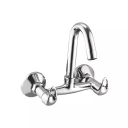 Dezire Brass Chrome Finish Wall Mount Sink Mixer, DZ-SMXR-image-60